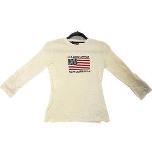 Vintage Ralph Lauren knit shirt 😍 XS, like new! Pet free 🐶 smoke free 🚬 home!